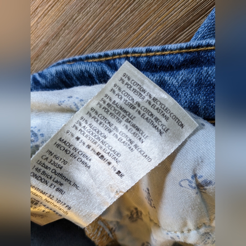 3 FOR 25$! Anthropologie Pilcro Jeans Slim High Rise Destroyed SIZE 27 - Picture 7 of 14